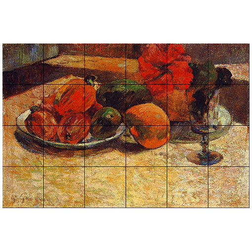 Gauguin "Mangoes & Flower"